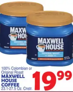 Bravo Supermarkets MAXWELL HOUSE COFFEE offer