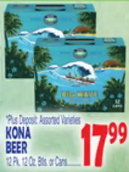 Bravo Supermarkets KONA BEER offer