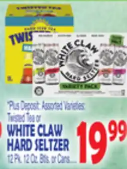 Bravo Supermarkets WHITE CLAW HARD SELTZER offer
