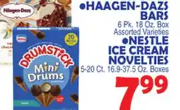 Bravo Supermarkets HAAGEN-DAZS BARS, NESTLE ICE CREAM NOVELTIES offer