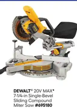 Lowe's 20V MAX+ 7-1/4-in Single-Bevel Sliding Compound Miter Saw offer