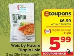 Weis Markets Weis by Nature Tilapia Loin offer