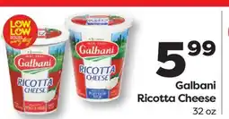 Weis Markets Galbani Ricotta Cheese offer