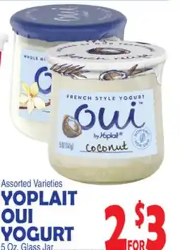 Bravo Supermarkets YOPLAIT OUI YOGURT offer