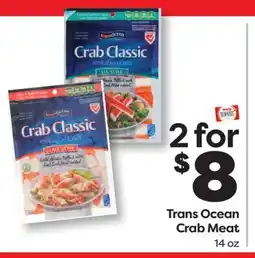 Weis Markets Trans Ocean Crab Meat offer