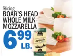 Bravo Supermarkets BOAR'S HEAD WHOLE MILK MOZZARELLA offer