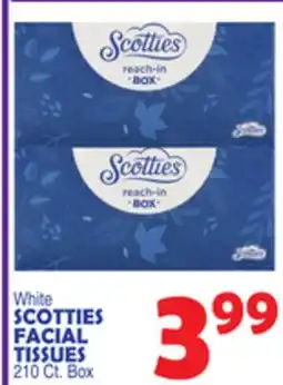 Bravo Supermarkets SCOTTIES FACIAL TISSUES offer