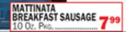 Bravo Supermarkets MATTINATA BREAKFAST SAUSAGE offer