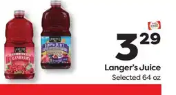 Weis Markets Langer's Juice offer
