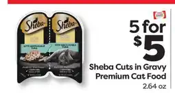 Weis Markets Sheba Cuts in Gravy Premium Cat Food offer