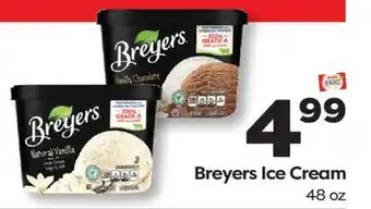 Weis Markets Breyers Ice Cream offer