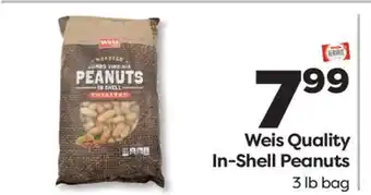 Weis Markets Weis Quality In-Shell Peanuts offer
