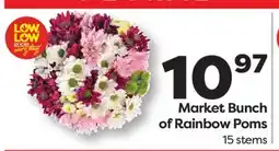 Weis Markets Market Bunch of Rainbow Poms offer