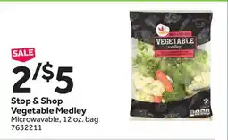 Stop&Shop Stop & Shop Vegetable Medley Microwavable offer