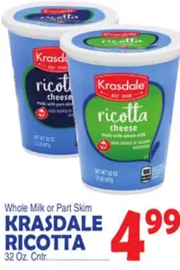 Bravo Supermarkets KRASDALE RICOTTA offer
