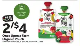 Stop&Shop Once Upon a Farm Organic Pouch offer