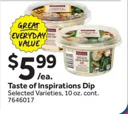 Stop&Shop Taste of Inspirations Dip offer