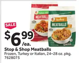 Stop&Shop Stop & Shop Meatballs offer