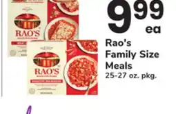 ACME Rao's Family Size Meals offer