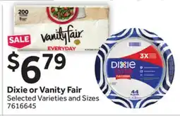 Stop&Shop Dixie or Vanity Fair offer
