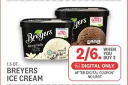 Kings Food Markets BREYERS ICE CREAM offer