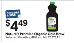 Stop&Shop Nature's Promise Organic Cold Brew offer