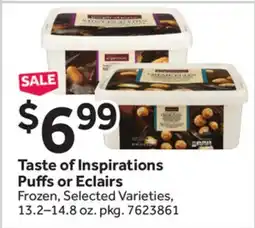 Stop&Shop Taste of Inspirations Puffs or Eclairs offer