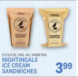 Kings Food Markets NIGHTINGALE ICE CREAM SANDWICHES offer