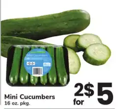 ACME Mini Cucumbers offer