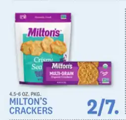 Kings Food Markets MILTON'S CRACKERS offer
