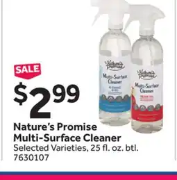 Stop&Shop Nature's Promise Multi-Surface Cleaner offer