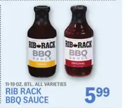 Kings Food Markets RIB RACK BBQ SAUCE offer