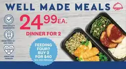 Kings Food Markets WELL MADE MEALS offer