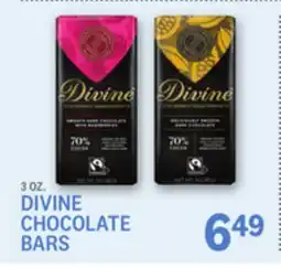Kings Food Markets DIVINE CHOCOLATE BARS offer