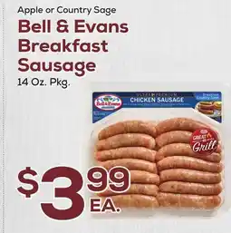 DeCicco & Sons Bell & Evans Breakfast Sausage offer