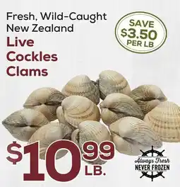 DeCicco & Sons Live Cockles Clams offer