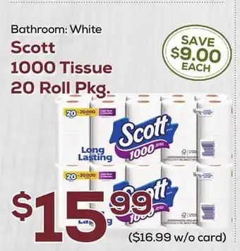 DeCicco & Sons Scott 1000 Tissue offer