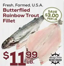 DeCicco & Sons Butterflied Rainbow Trout Fillet offer