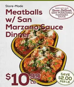 DeCicco & Sons Meatballs w/San Marzano Sauce Dinner offer
