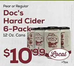 DeCicco & Sons Doc's Hard Cider 6-Pack offer