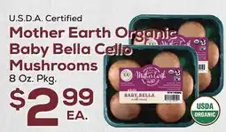 DeCicco & Sons Mother Earth Organic Baby Bella Cello Mushrooms offer