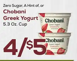 DeCicco & Sons Chobani Greek Yogurt offer