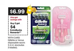 CVS Gillette or Venus disposable razors offer