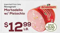 DeCicco & Sons Rovagnati Mortadella w/Pistachio offer