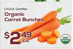 DeCicco & Sons Organic Carrot Bunches offer