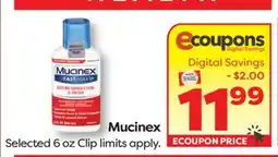 Weis Markets Mucinex offer