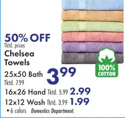 Boscov's Chelsea Towels offer