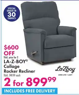 Boscov's LA-Z-BOY Collage Rocker Recliner offer
