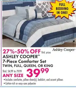 Boscov's ASHLEY COOPER 7-Piece Comforter Set offer
