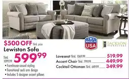 Boscov's Lewiston Sofa offer